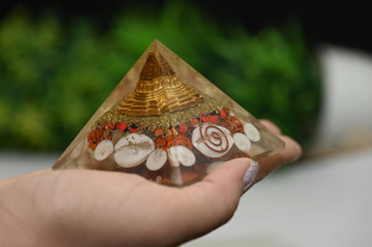 Dhan Laxmi Pyramid - Shree Yantra Gomti Chakra
