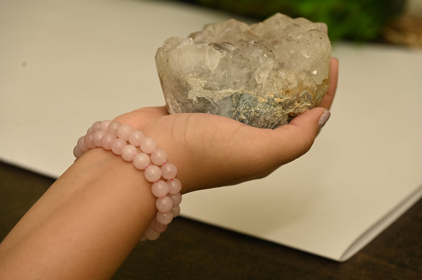 Rose Quartz Bracelet (AAA Quality)