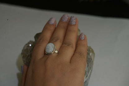 Moonstone ring (AAA Quality)