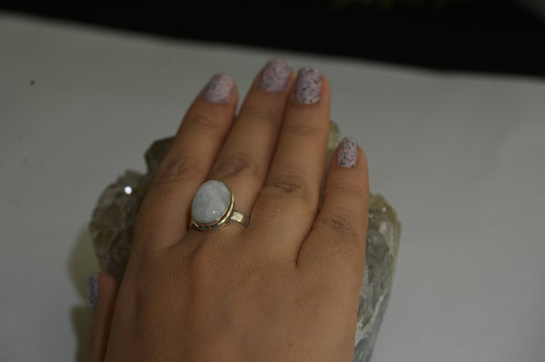 Moonstone ring (AAA Quality)