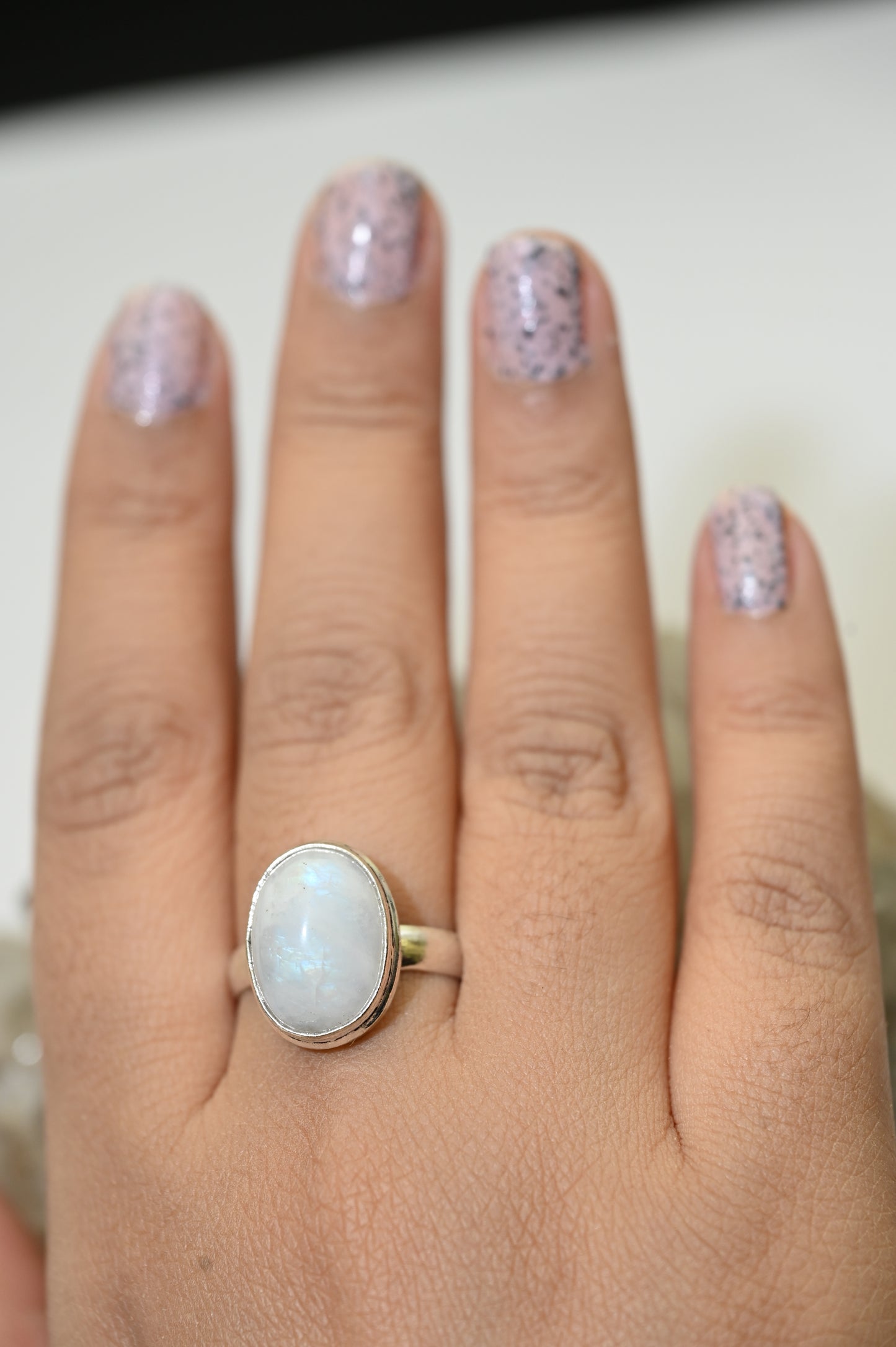 Moonstone ring (AAA Quality)