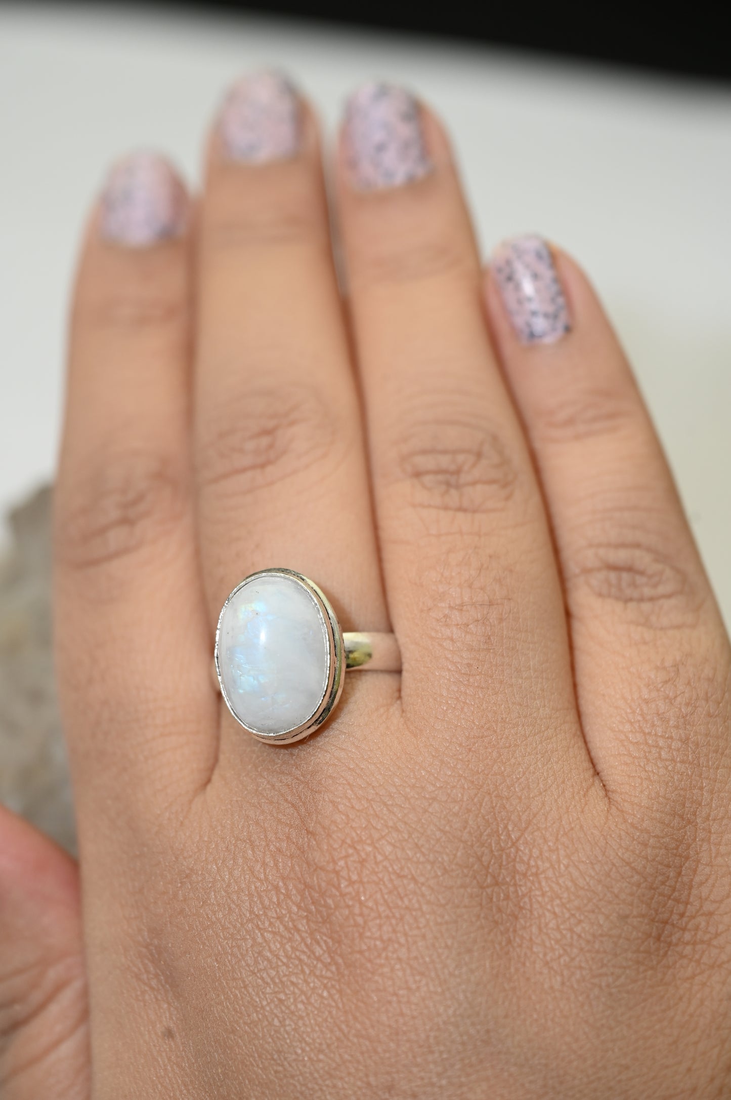 Moonstone ring (AAA Quality)