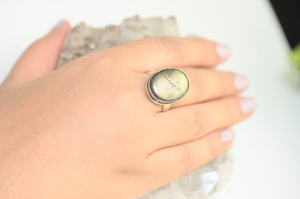 Pyrite ring ( AAA Quality)