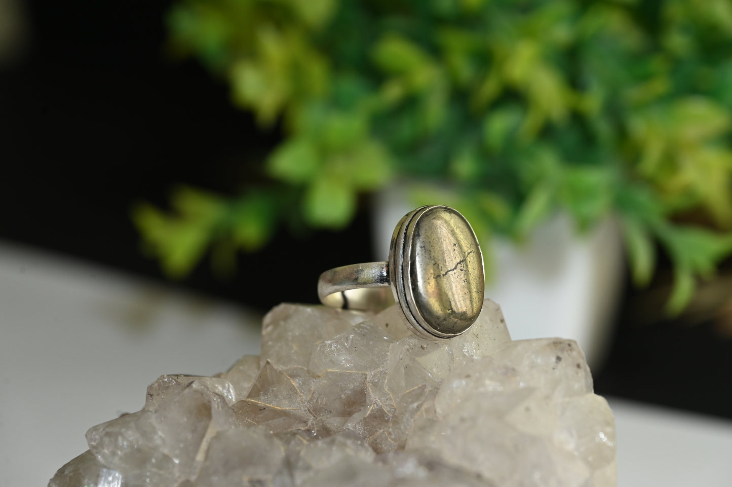 Pyrite ring ( AAA Quality)