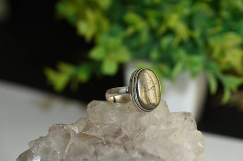 Pyrite ring ( AAA Quality)