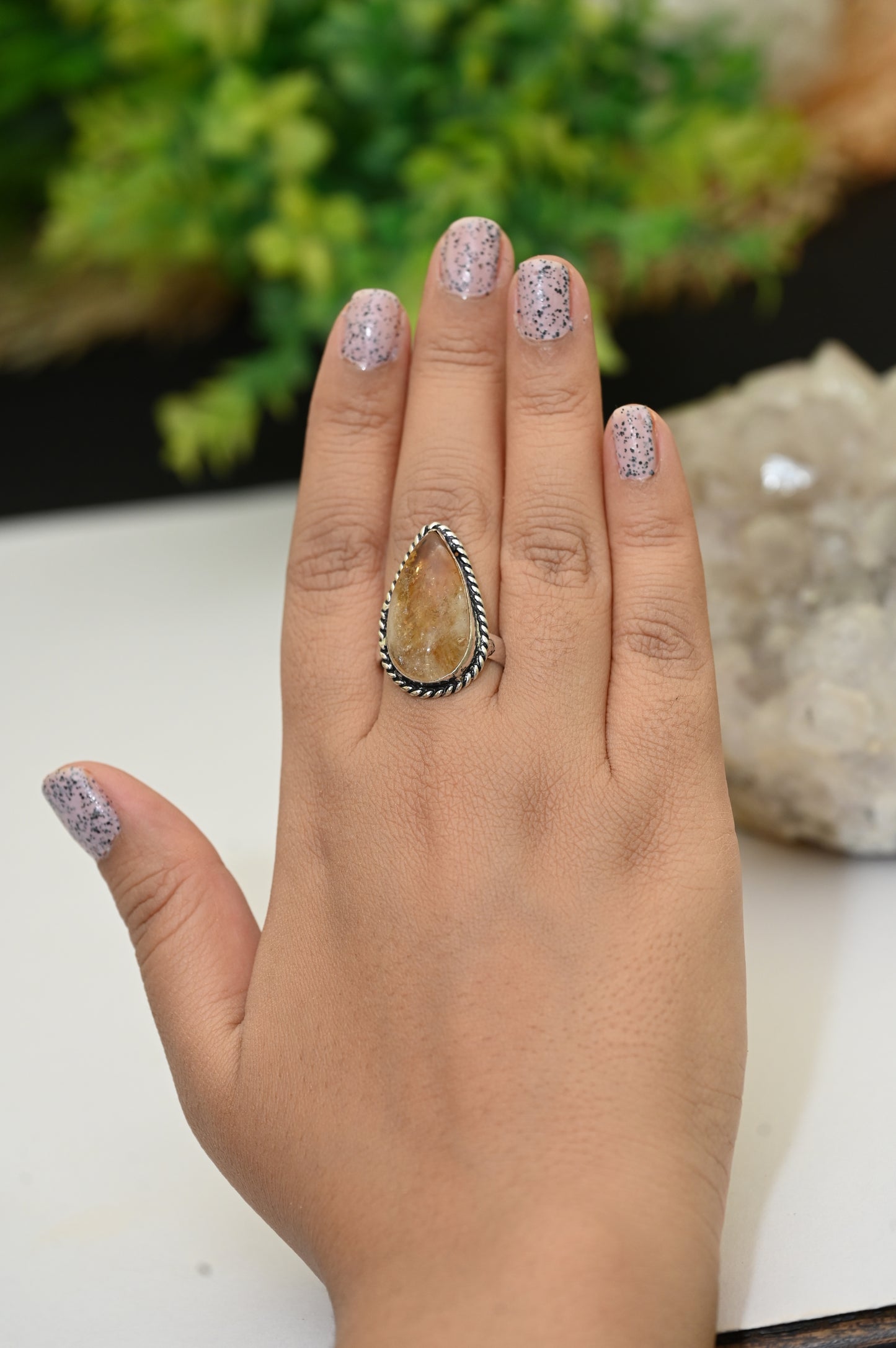 Citrine ring