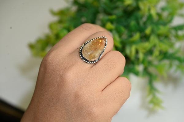 Citrine ring