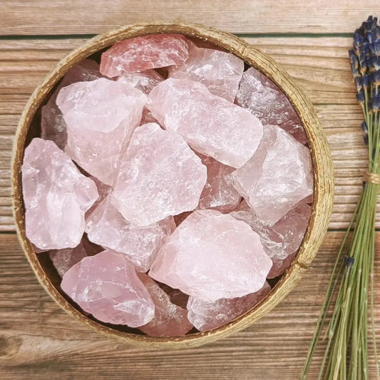 Raw Rose Quartz Cluster