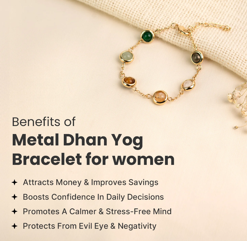 Metal Dhan Yog Bracelet for Women