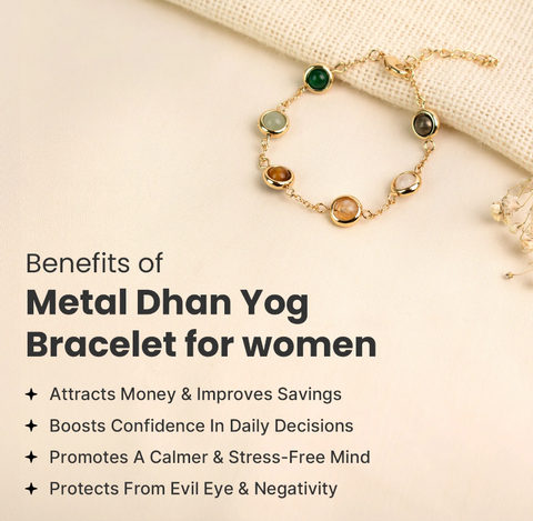 Metal Dhan Yog Bracelet for Women