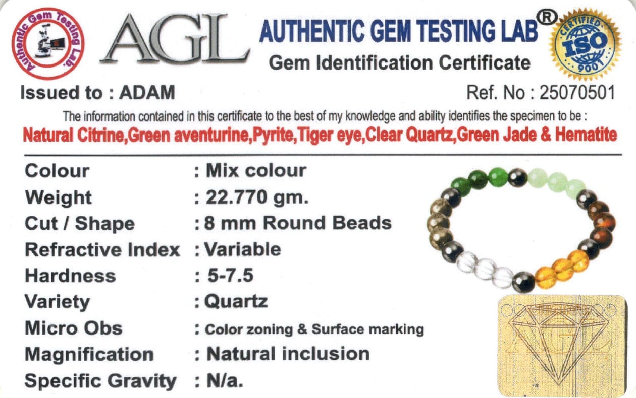 Dhan Yog Bracelet  With lab certificate