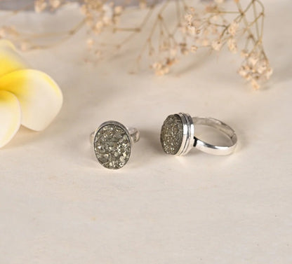Pyrite ring ( AAA Quality)