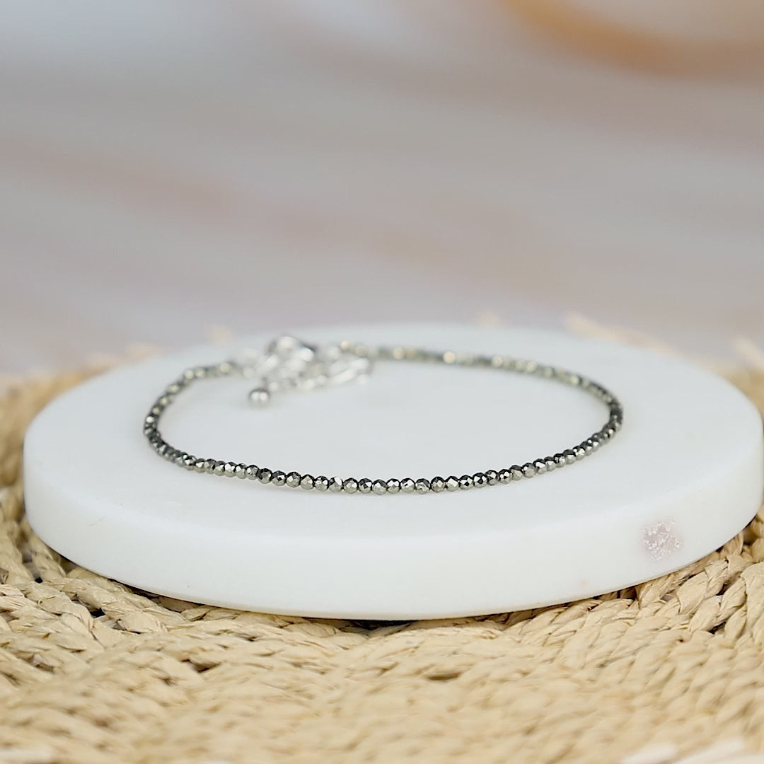 Raw Pyrite Anklet +Premium Pyrite pendent (With Lab certificate)