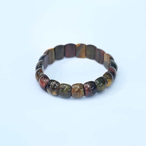 Tiger's Eye Tumble Bracelet for Courage & Focus