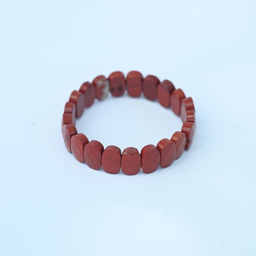 Red Jasper Tumble Bracelet for Stamina & Stability