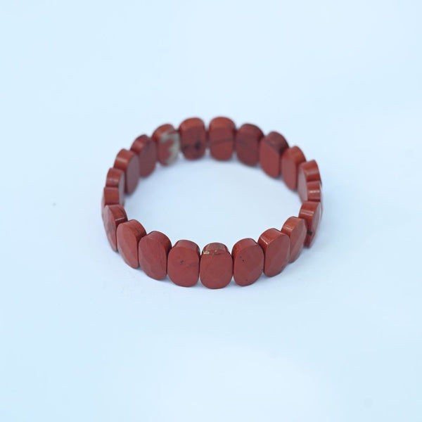 Red Jasper Tumble Bracelet for Stamina & Stability
