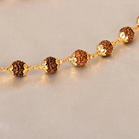 5 Mukhi Rudraksha Mala With lab certification